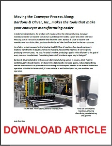 Conveyor article